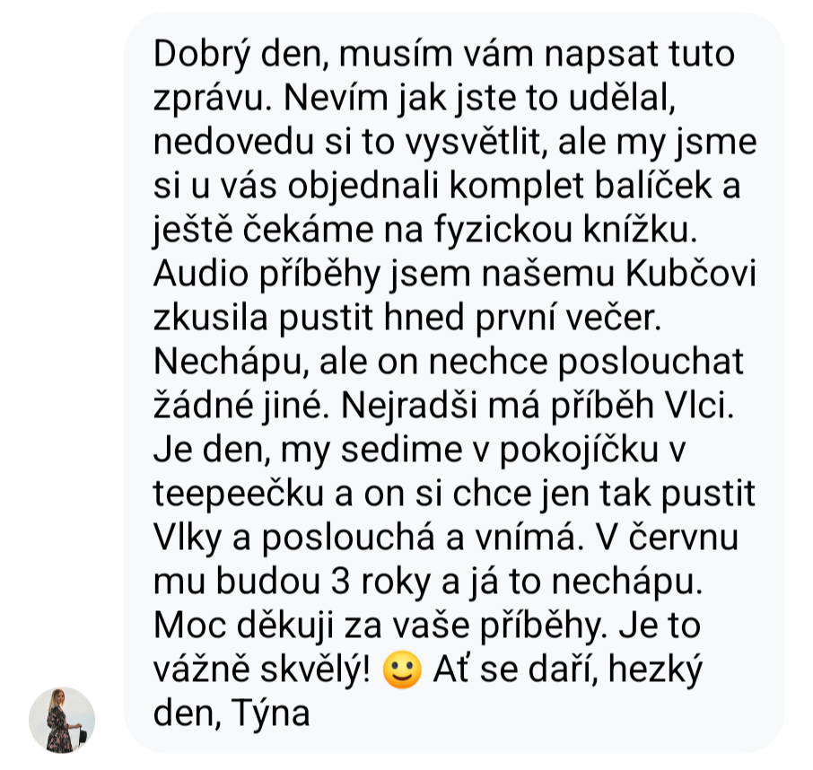 Komentář od Týny